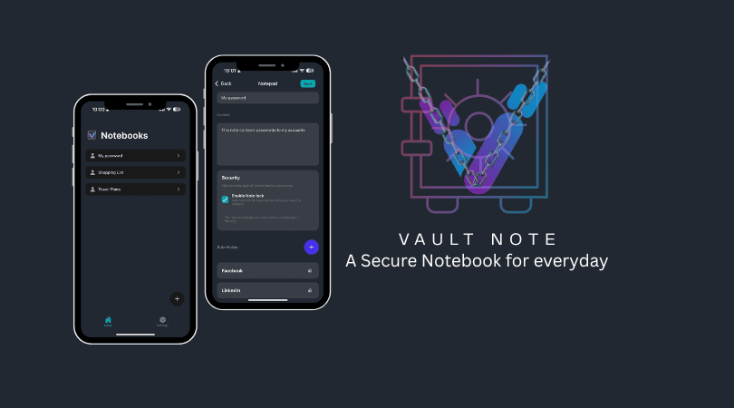 Secure Notes App screenshot
